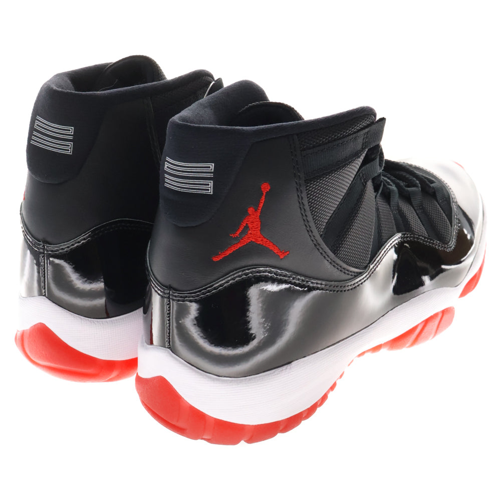 NIKE(ナイキ) AIR JORDAN 11 RETRO BRED エアジョーダン レトロ ブレッド ハイカットスニーカーブラック/レッド US10.5/28.5cm 378037-061