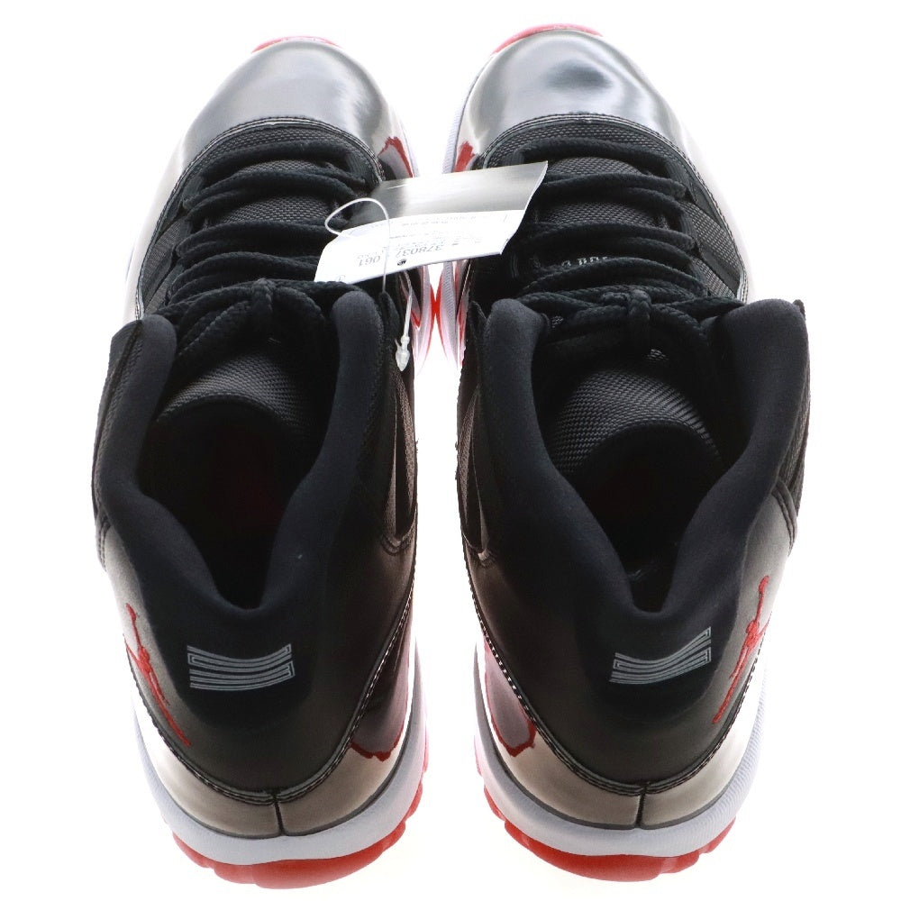 NIKE(ナイキ) AIR JORDAN 11 RETRO BRED エアジョーダン レトロ ブレッド ハイカットスニーカーブラック/レッド US10.5/28.5cm 378037-061