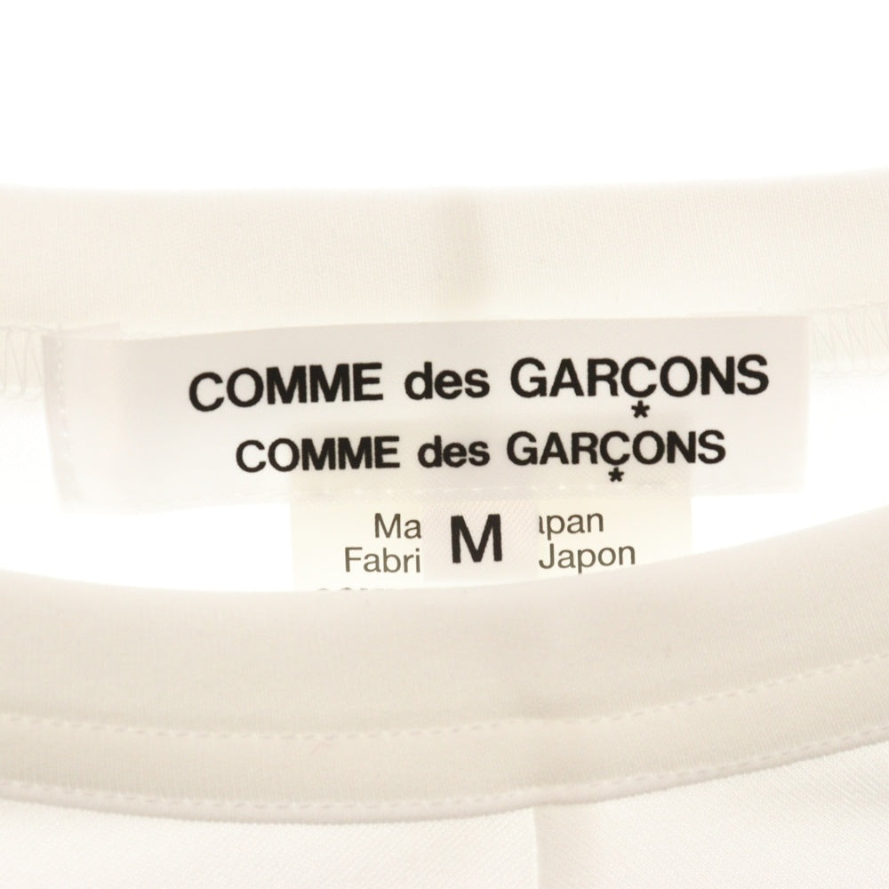 COMME des GARCONS COMME des GARCONS(コムデギャルソンコムデギャルソン) 22AW ポリエステル長袖カットソー ロンT レディース ホワイト RK-T008