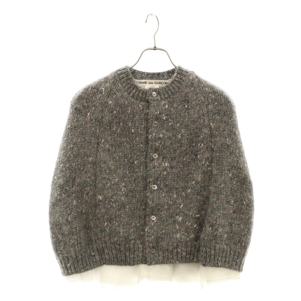 COMME des GARCONS(コムデギャルソン) 17AW フロントボタンニットポンチョ レディース グレー GT-N007