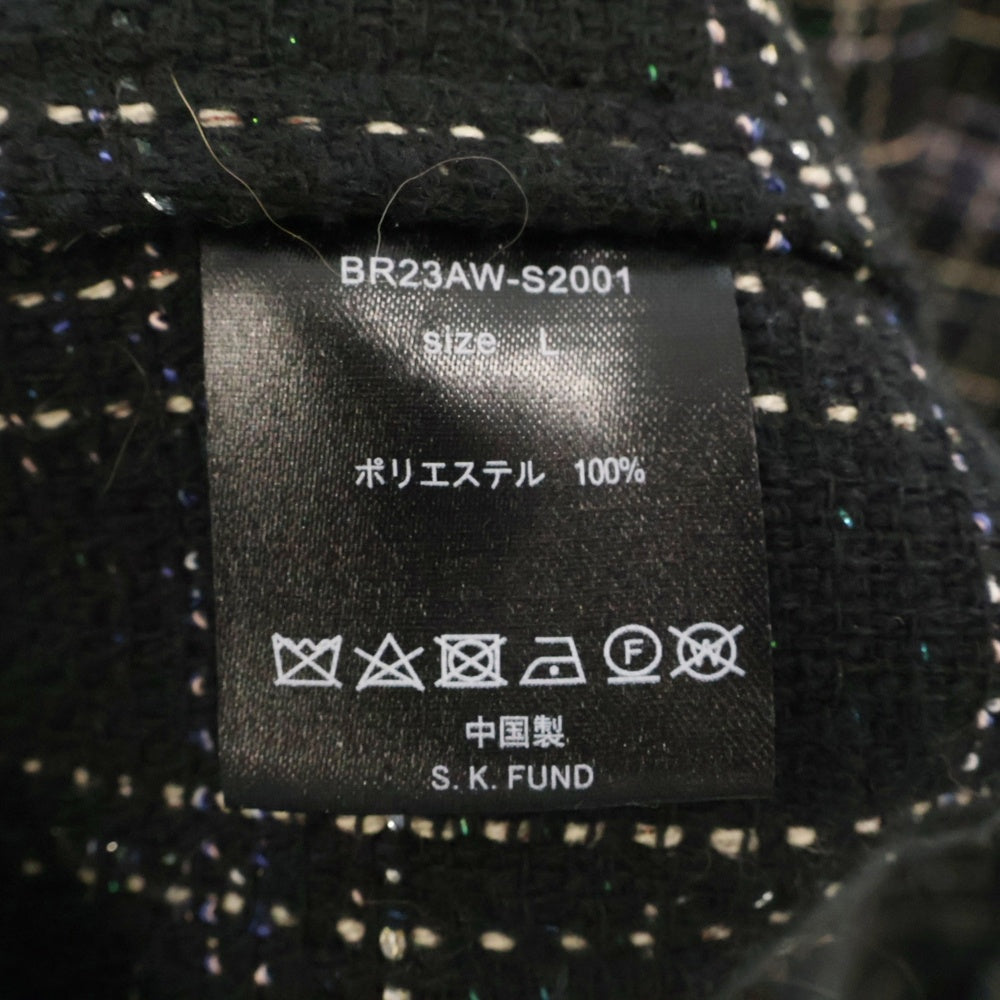 BREATH(ブレス) TWEED CHECK SHIRT JACKET ツイード チェックシャツジャケット マルチ BR23AW-S2001