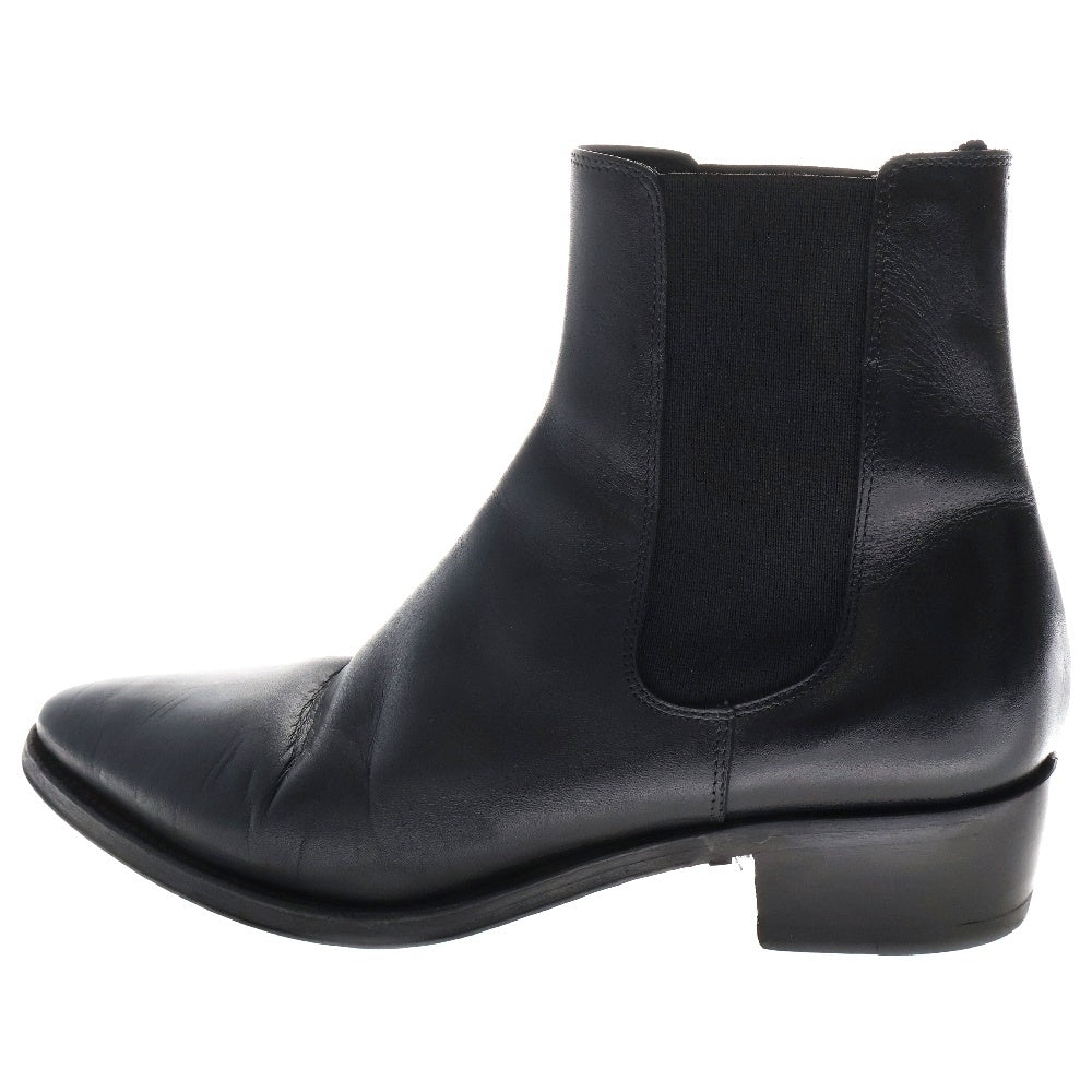 CELINE(セリーヌ) レザーサイドゴアブーツ ブラック BE 0263