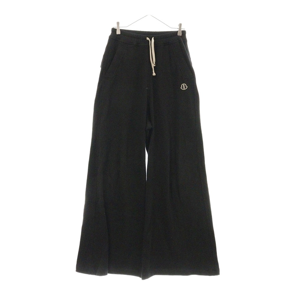 Rick Owens(リックオウエンス) 24AW×MONCLER BELAS モンクレール ベラ スウェットパンツ ブラック MU02D8H02