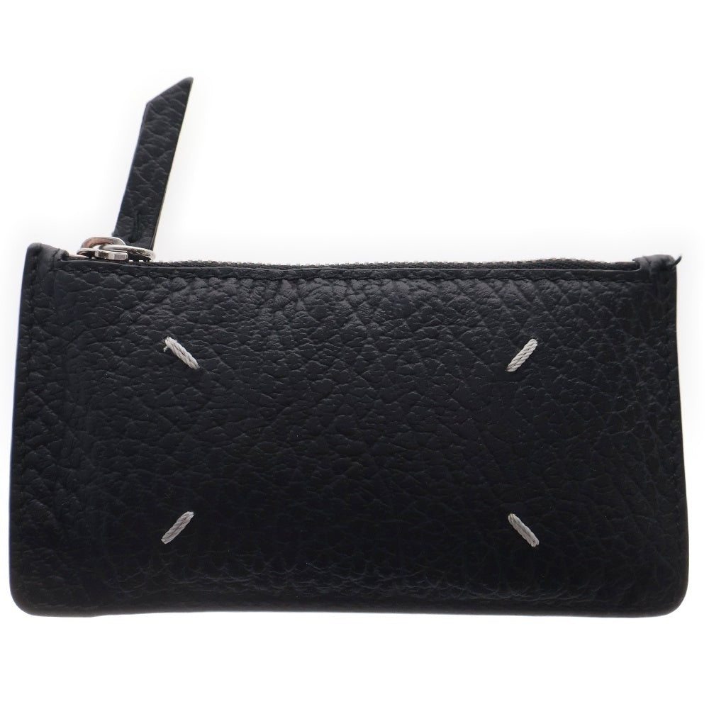 Maison Margiela 11(メゾンマルジェラ11) Leather Card Case 4ステッチ レザー カードケース ブラック S56UI0143
