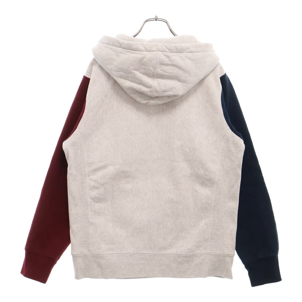 SUPREME(シュプリーム) 16AW Color Blocked Arc Logo Hooded Sweatshirt カラーブロックド アーチロゴ フーデッド スウェットシャツ プルオーバーパーカー グレー/ネイビー/ボルドー