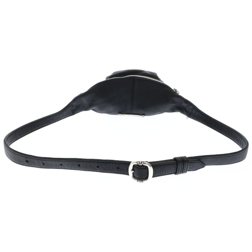 CHROME HEARTS(クロムハーツ) SNAT PACK MINI スナットパックミニ ダガージップ ガンスリンガーベルト レザーウエストバッグ ブラック