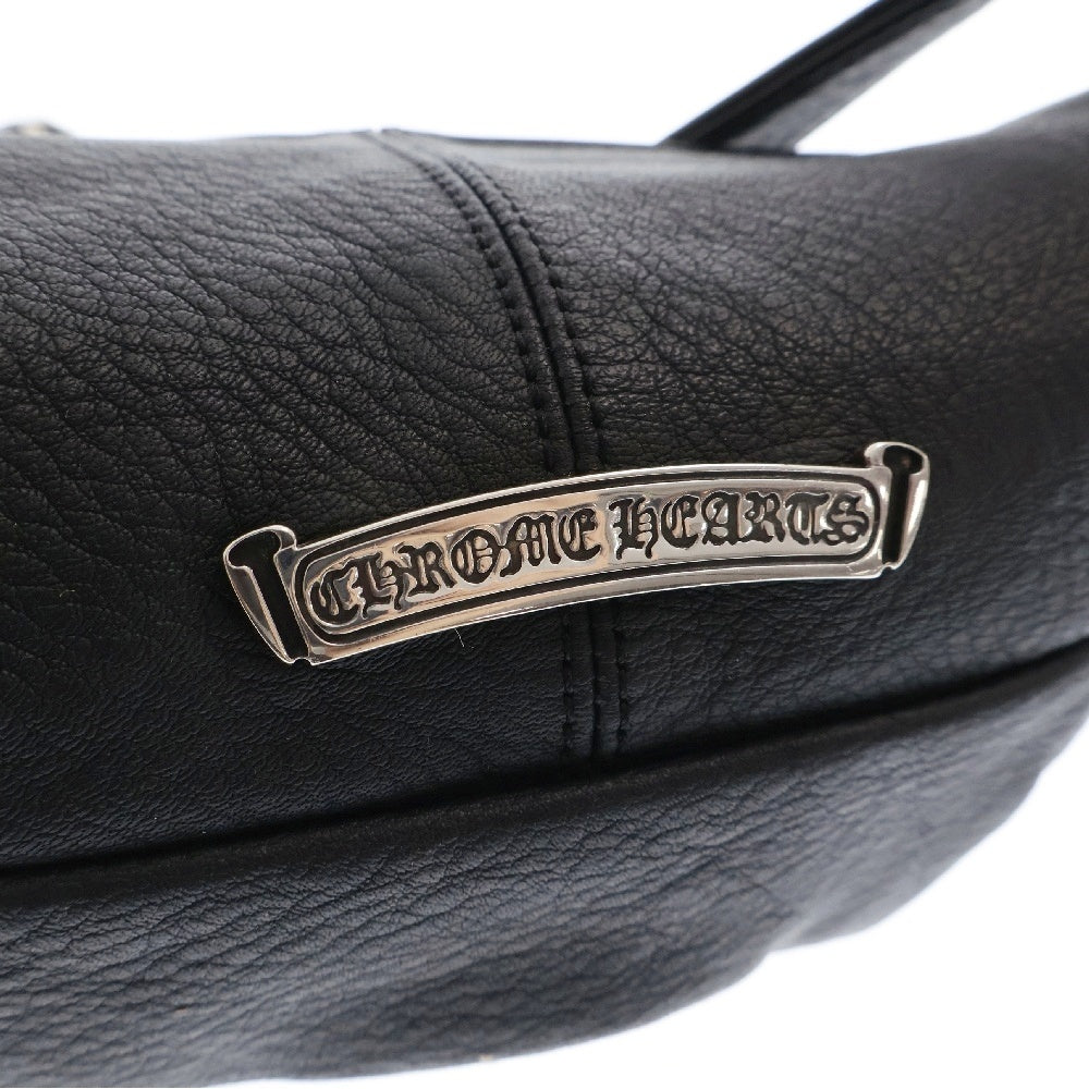 CHROME HEARTS(クロムハーツ) SNAT PACK MINI スナットパックミニ ダガージップ ガンスリンガーベルト レザーウエストバッグ ブラック