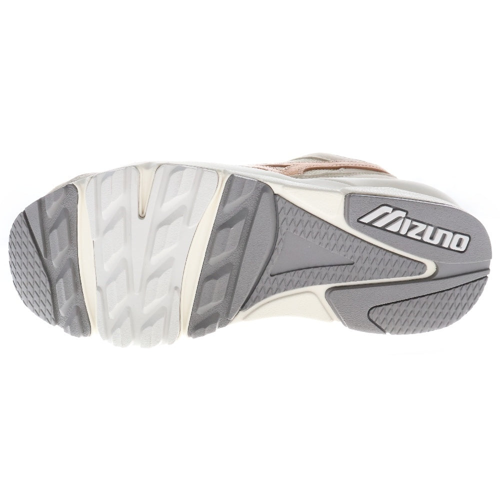 MIZUNO(ミズノ) ×IL BISONTE SKY MEDAL イルビゾンテ スカイメダル スウェード メッシュ ローカットスニーカー ベージュ US8.5/26.5cm D1GG240201
