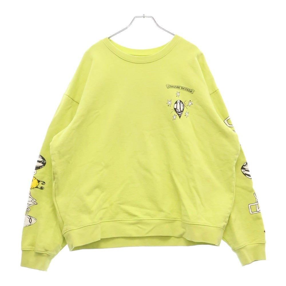 CHROME HEARTS(クロムハーツ) 22AW ×MATTY PPO LINK SWTSHRTBOY マッティボーイ プロ リンク クルーネック スウェット トレーナー イエロー