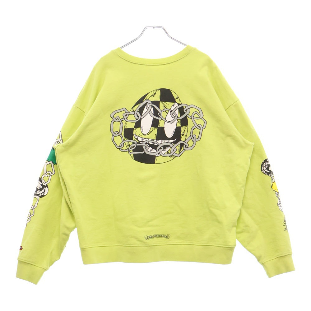 CHROME HEARTS(クロムハーツ) 22AW ×MATTY PPO LINK SWTSHRTBOY マッティボーイ プロ リンク クルーネック スウェット トレーナー イエロー