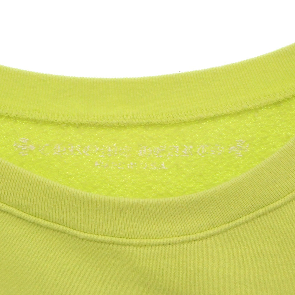 CHROME HEARTS(クロムハーツ) 22AW ×MATTY PPO LINK SWTSHRTBOY マッティボーイ プロ リンク クルーネック スウェット トレーナー イエロー