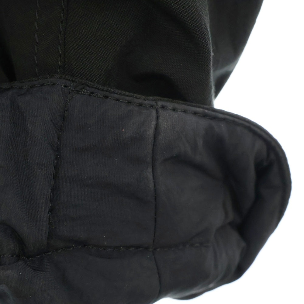 ATON(エイトン) TECHNO COTTON PADDED SHORT MODS COAT ナイロン 中綿 ショート モッズ コート ブラック 7074641