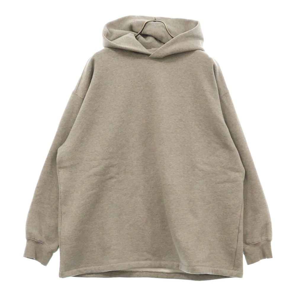FOG Essentials(エフオージー エッセンシャルズ) Flocky Back Logo Sweat Pullover Parka フロッキーバックロゴ スウェットプルオーバーパーカー グレー