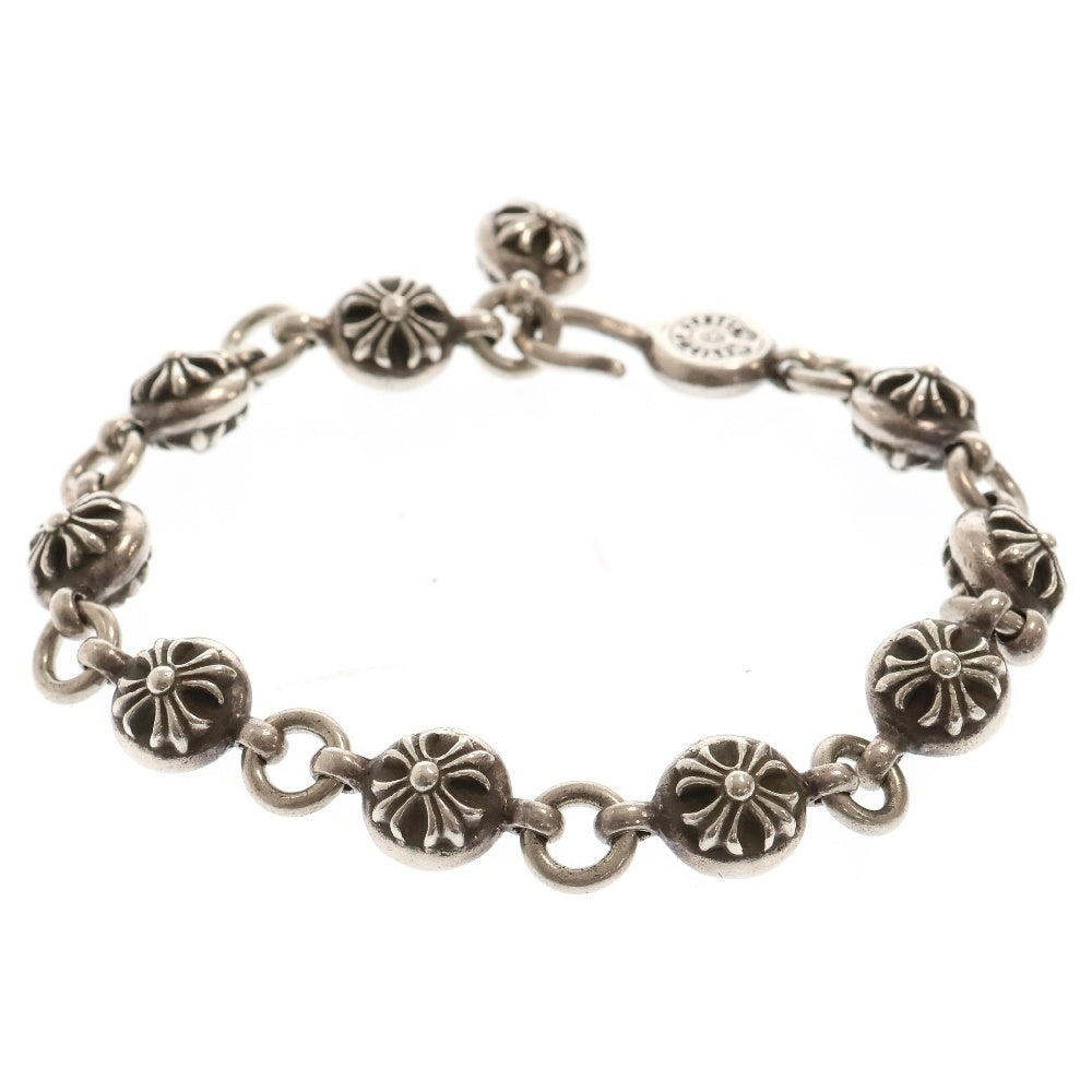 CHROME HEARTS(クロムハーツ) NO2 BALL #2クロスボールブレスレット シルバー BCA176