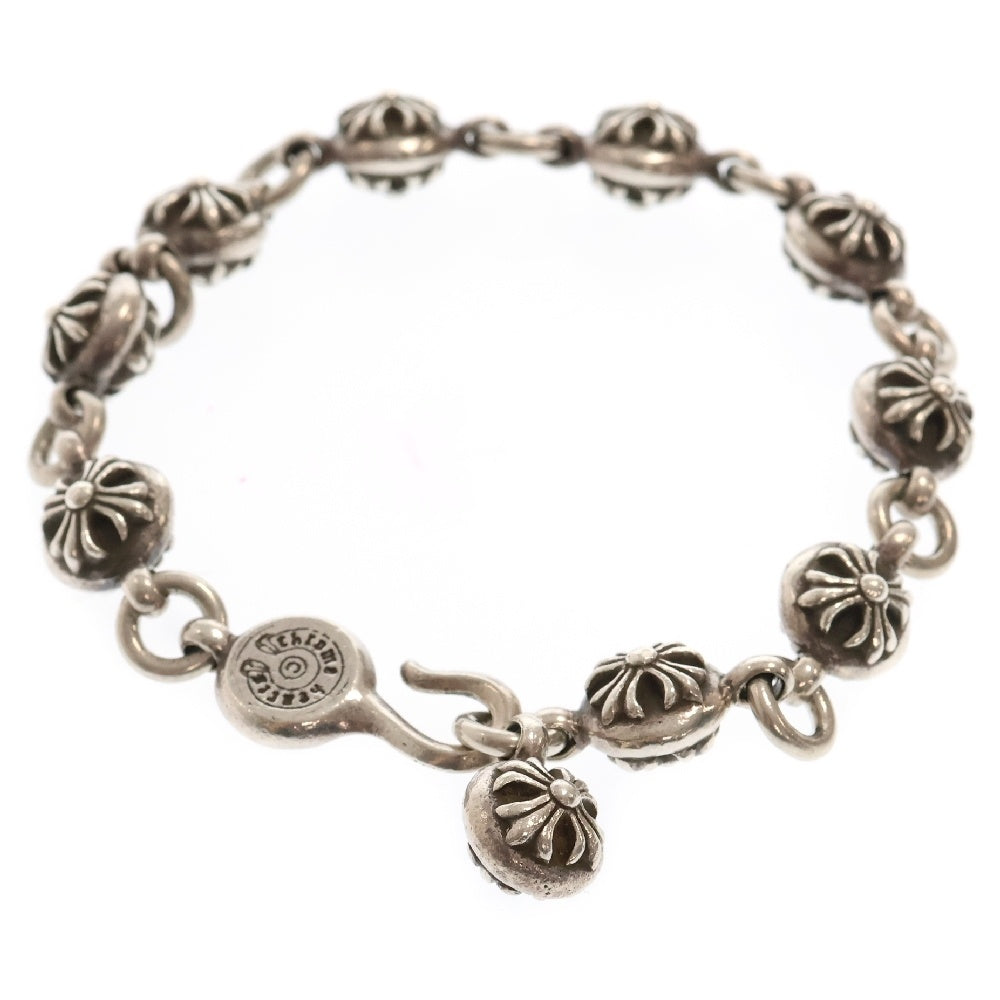 CHROME HEARTS(クロムハーツ) NO2 BALL #2クロスボールブレスレット シルバー BCA176