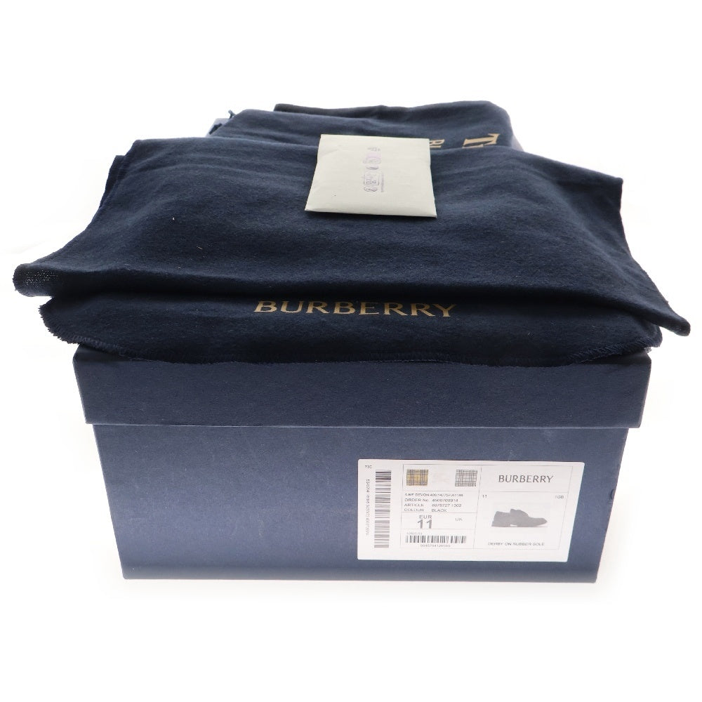 BURBERRY(バーバリー) ×Trickers DEVON トリッカーズ デヴォン ウィングチップ ダービー ドレス レザーシューズ ブラック 8075727