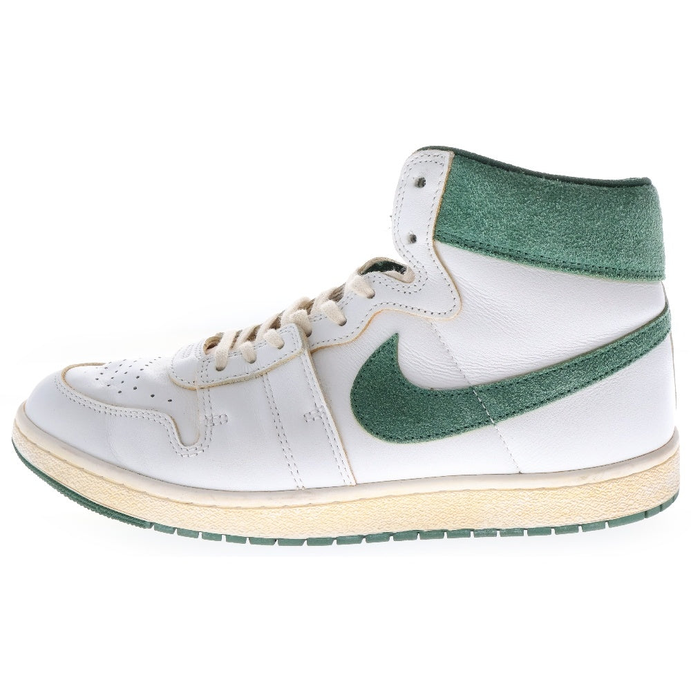 NIKE(ナイキ) ×A MA MANIERE JORDAN AIRSHIP GREEN STONE アママニエール ジョーダン エアシップ ハイカットスニーカー ホワイト/グリーン US12/30cm FQ2942-100