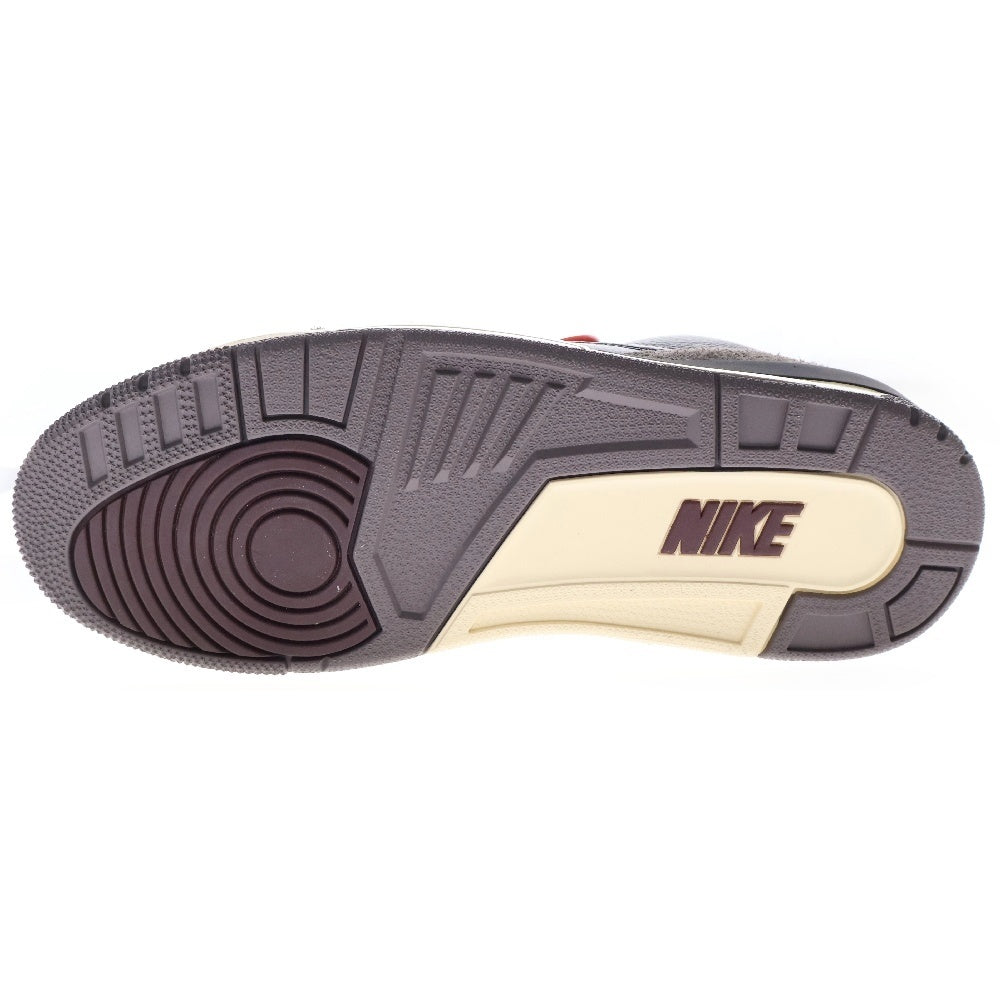 NIKE(ナイキ) ×A MA MANIERE WMNS AIR JORDAN 3 RETRO OG SP アママニエール ウィメンズ エアジョーダン ミッドカットスニーカー ボルドー US12.5/29.5cm FZ4811-001