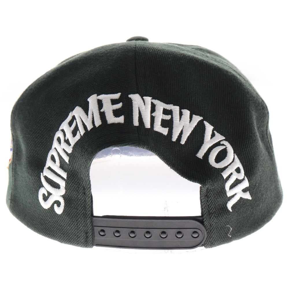 SUPREME(シュプリーム) 25SS New York 6 Panel Cap ニューヨーク 6パネル ベースボールキャップ 帽子 ブラック