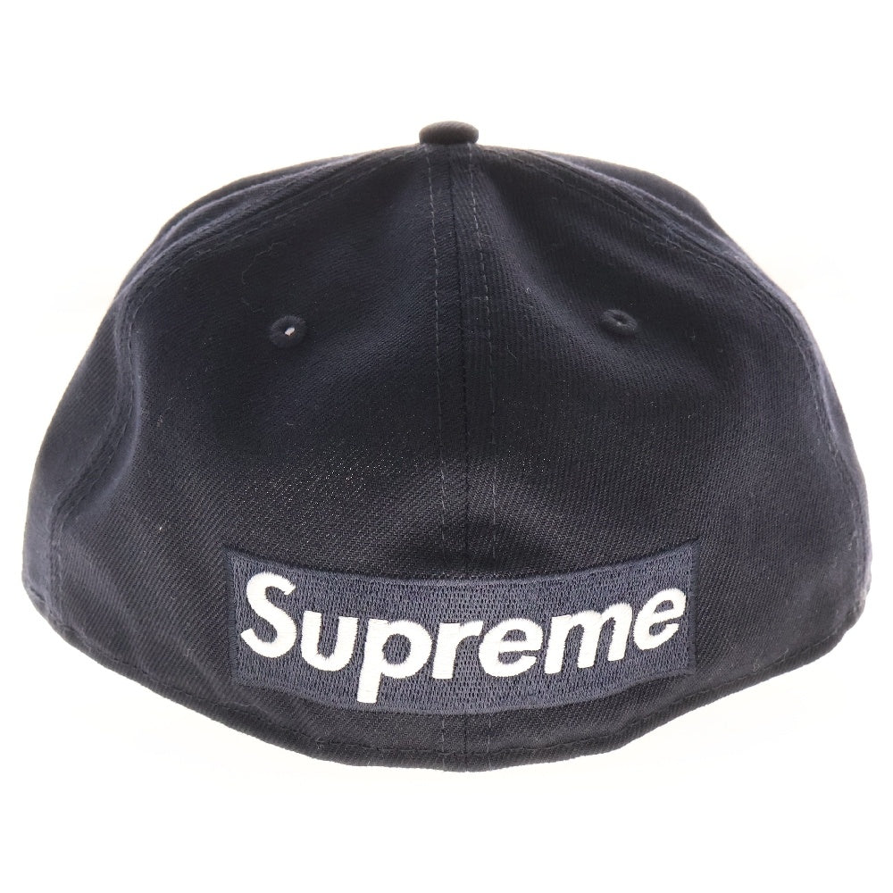SUPREME(シュプリーム) 21SS ×NEW ERA Reverse Box Logo Cap リバースボックスロゴ ベースボールキャップ 帽子 ネイビー