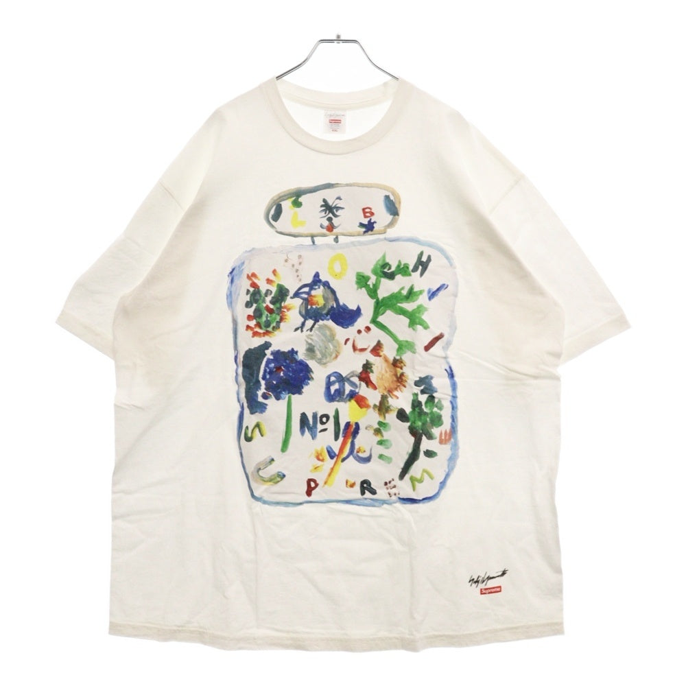 SUPREME(シュプリーム) 22AW ×Yohji Yamamoto Paint Tee ヨウジヤマモト ペイント プリント クルーネック 半袖Tシャツ カットソー