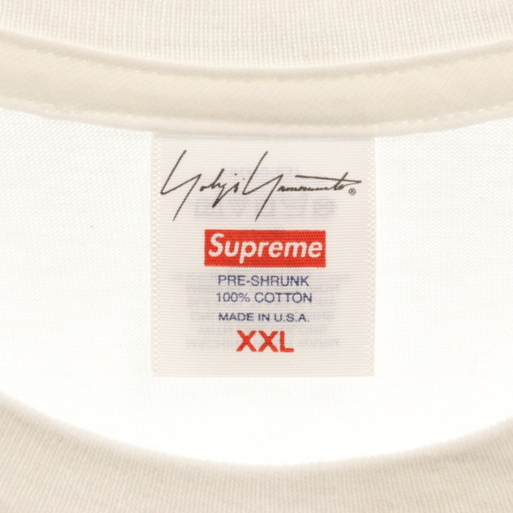 SUPREME(シュプリーム) 22AW ×Yohji Yamamoto Paint Tee ヨウジヤマモト ペイント プリント クルーネック 半袖Tシャツ カットソー
