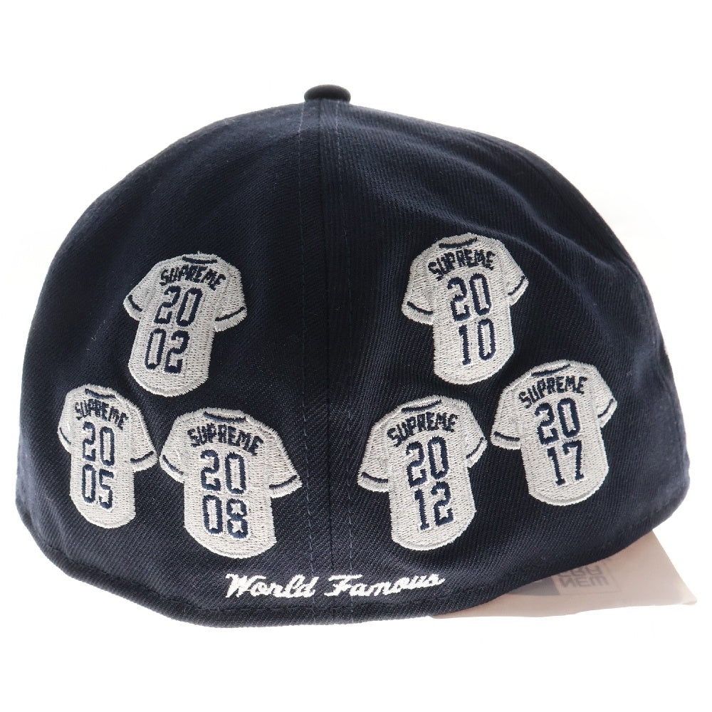 SUPREME(シュプリーム) 24AW Jerseys Box Logo New Era Cap ジャージーズボックスロゴニューエラキャップ 帽子 ネイビー