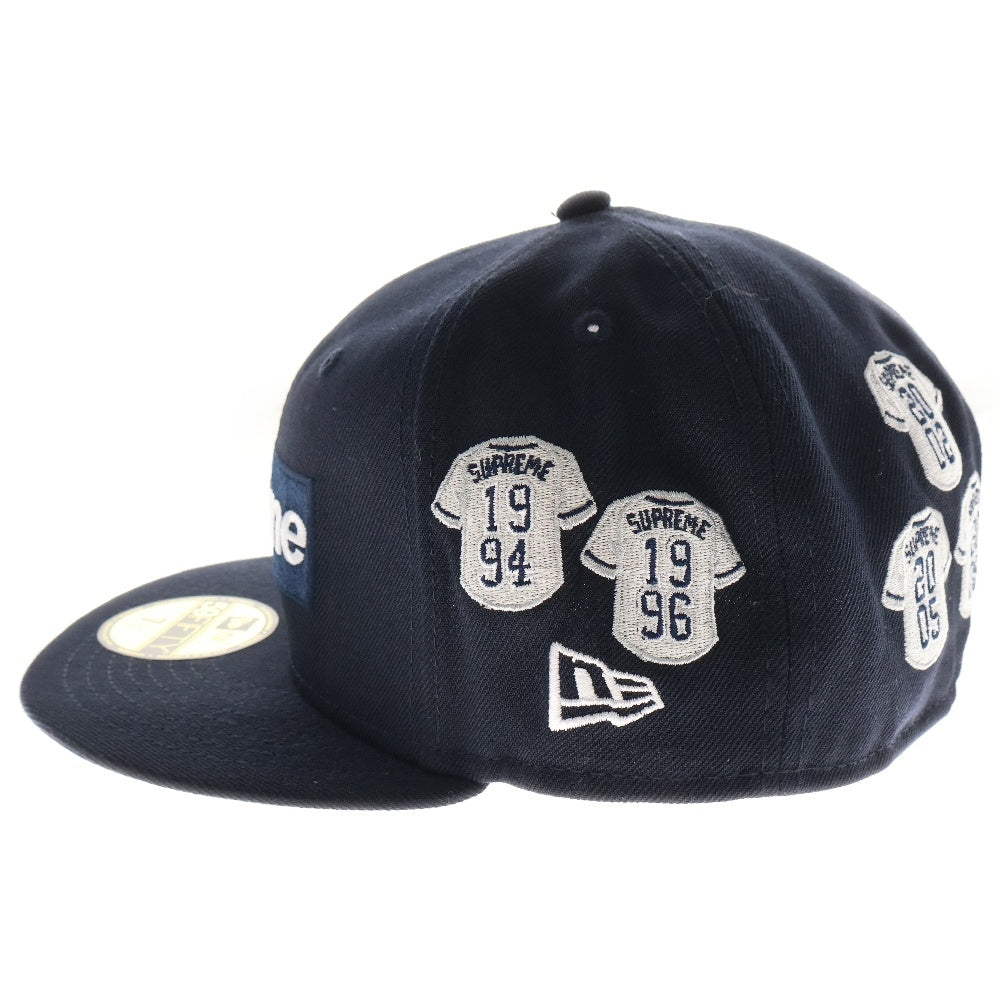 SUPREME(シュプリーム) 24AW Jerseys Box Logo New Era Cap ジャージーズボックスロゴニューエラキャップ 帽子 ネイビー