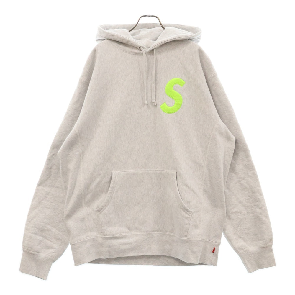 SUPREME(シュプリーム) 19AW S Logo Hooded Sweatshirt Sロゴ スウェットプルオーバーパーカー グレー