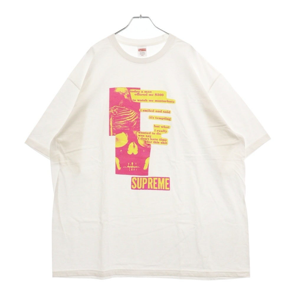 SUPREME(シュプリーム) 25SS Anatomy Tee アナトミー プリント クルーネック 半袖Tシャツ カットソー ホワイト