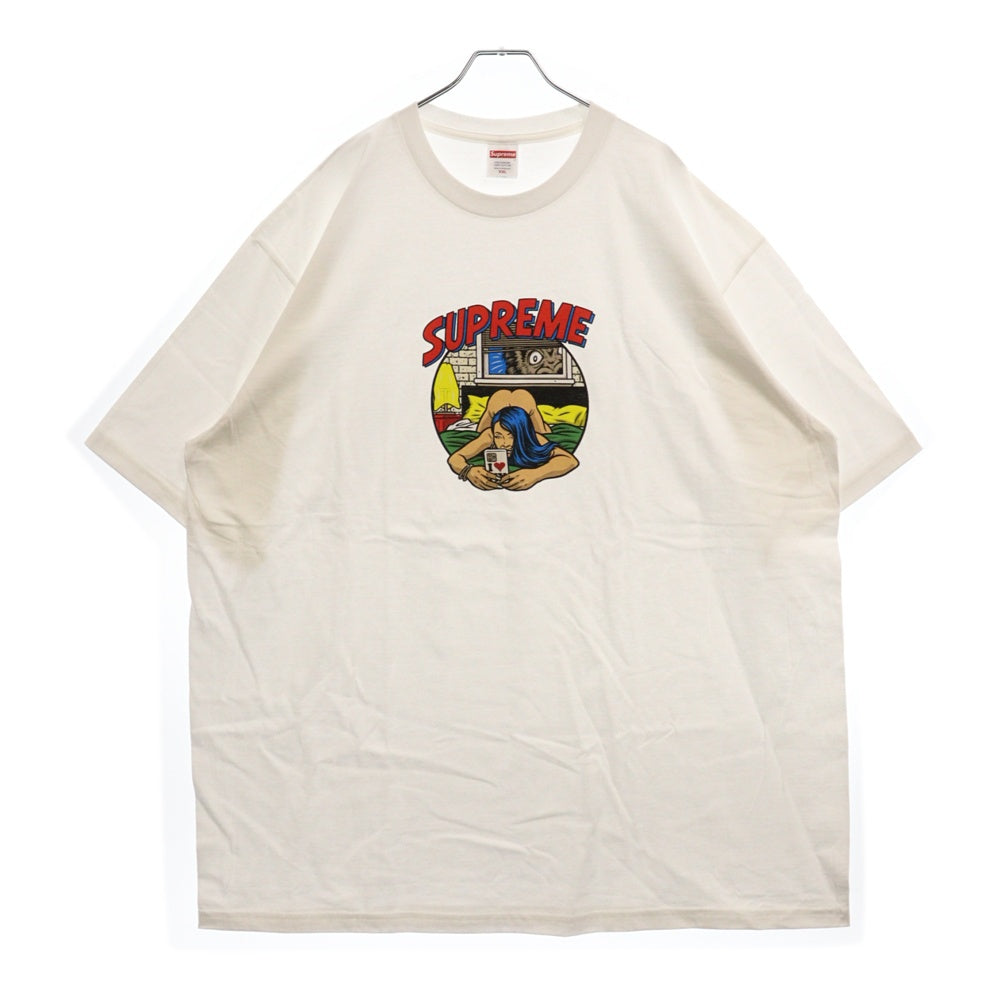 SUPREME(シュプリーム) 25SS Bedroom Tee ベッドルーム プリント クルーネック 半袖Tシャツ カットソー ホワイト
