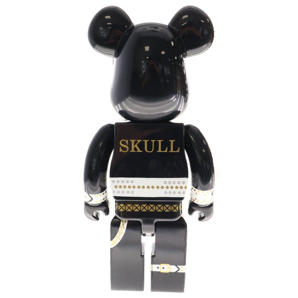 MEDICOM TOY(メディコムトイ) BE@RBRICK SKULL スカル5周年記念モデル ベアブリック 400% フィギュア 人形 ブラック
