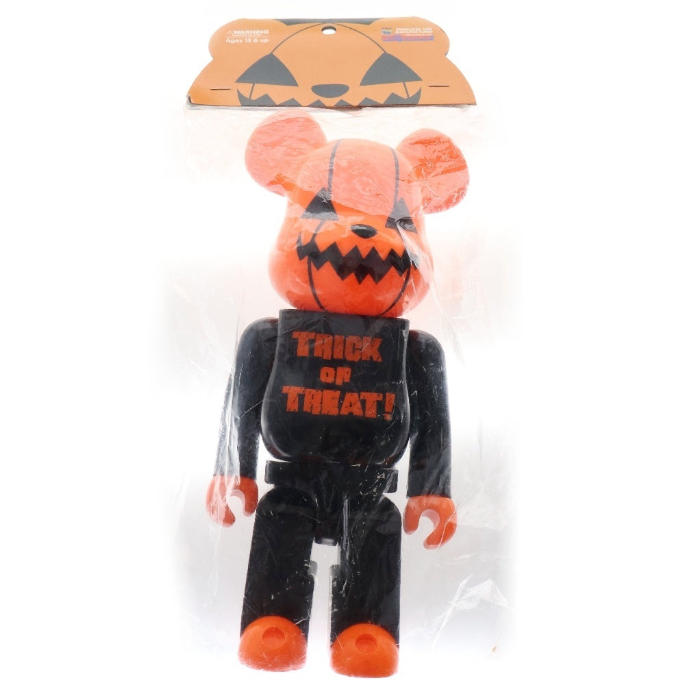 MEDICOM TOY(メディコムトイ) BE@RBRICK HALLOWEEN SOFT VINYL DOLL 400% ベアブリック スーパーフェスティバル22開催記念 ハロウィン 人形 フィギュア ソフビ オレンジ