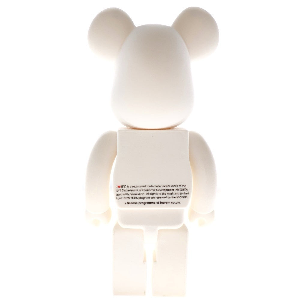 MEDICOM TOY(メディコムトイ) BE@RBRICK I LOVE NY 400% '06 アイラブニューヨーク ベアブリック フィギュア 人形 ホワイト