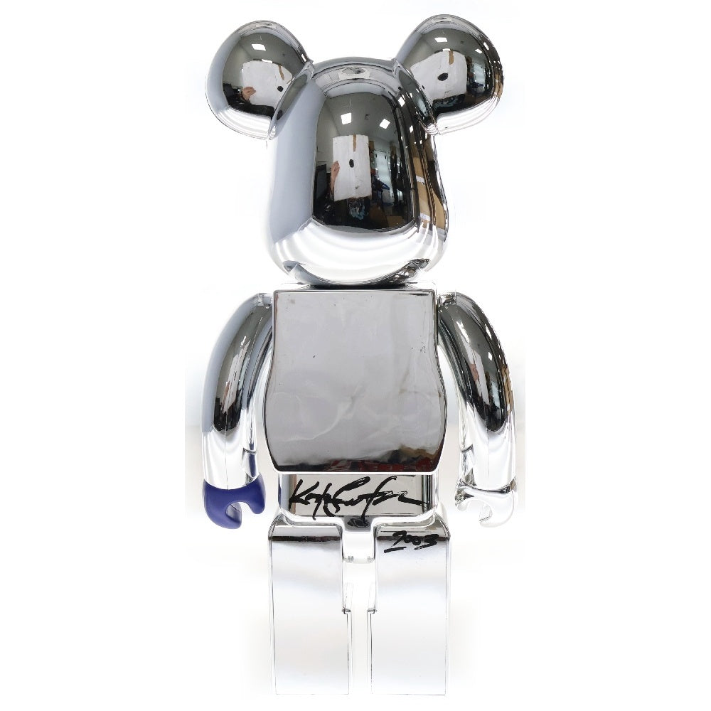 MEDICOM TOY(メディコムトイ) BE@RBRICK WORLD WIDE TOUR Kostas Seremetis 400% ベアブリック ワールドワイド ツアー コスタスセレメティス 人形 フィギュア シルバー