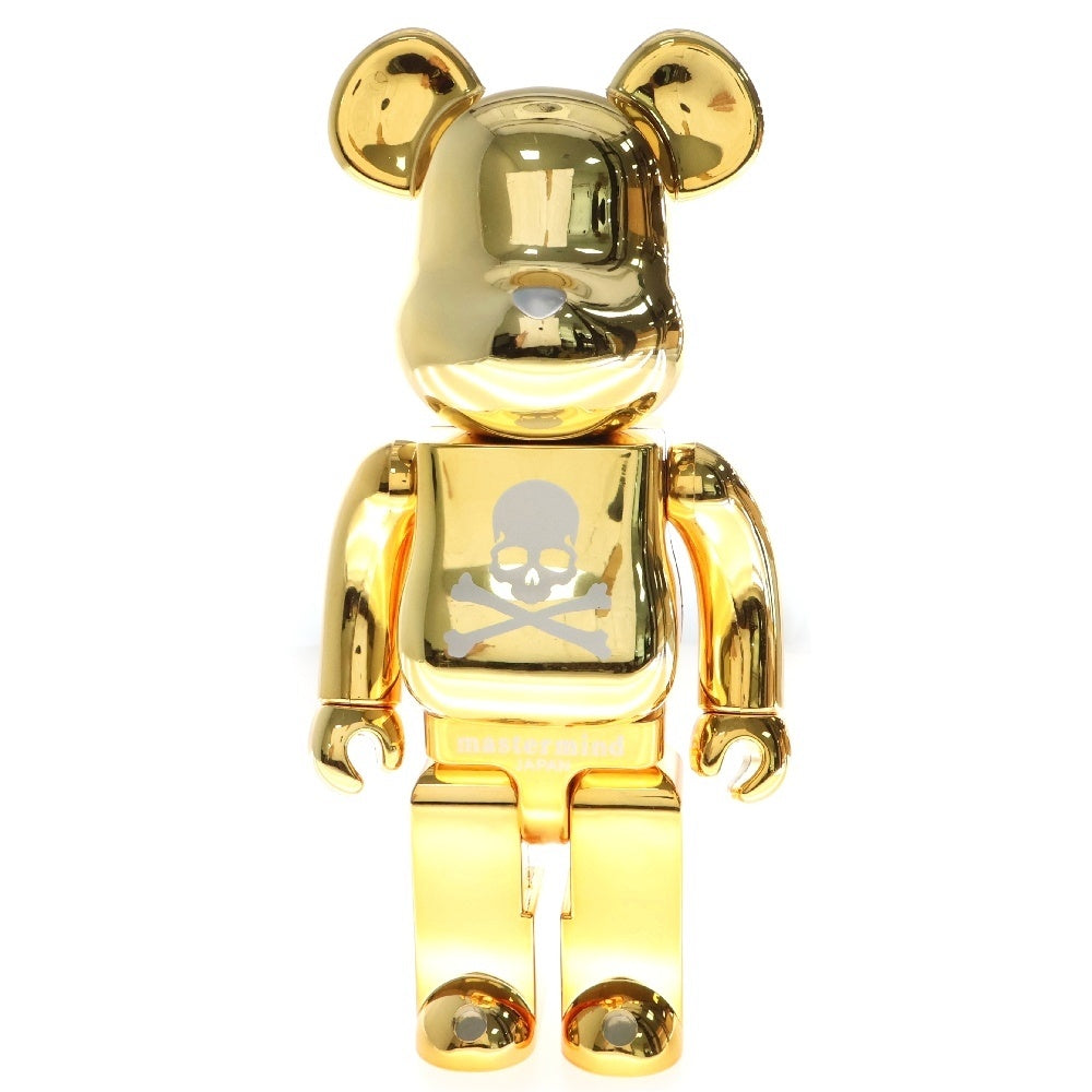 MEDICOM TOY(メディコムトイ) BE@RBRICK WORLD WIDE TOUR mastermind JAPAN 400% ベアブリック マスターマインドジャパン ワールドワイドツアー 人形 フィギュア ゴールド