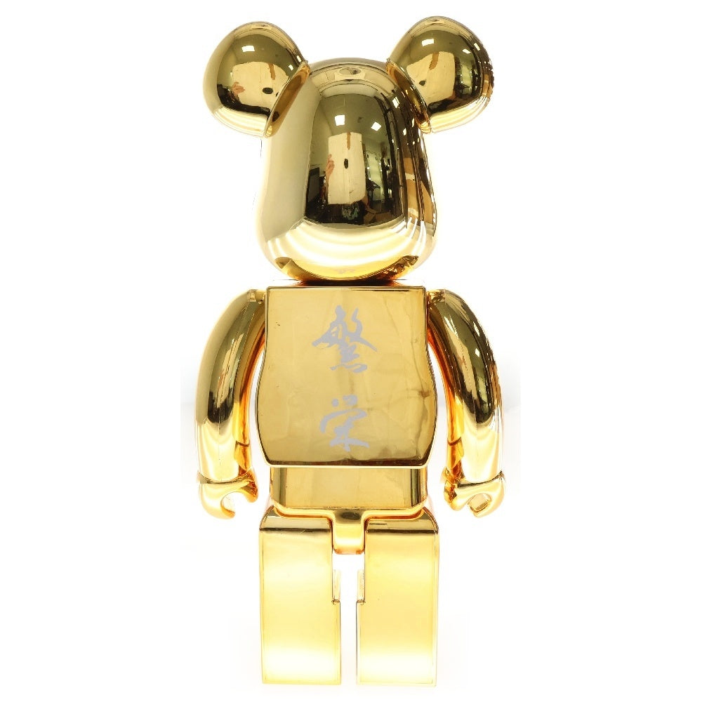 MEDICOM TOY(メディコムトイ) BE@RBRICK WORLD WIDE TOUR mastermind JAPAN 400% ベアブリック マスターマインドジャパン ワールドワイドツアー 人形 フィギュア ゴールド