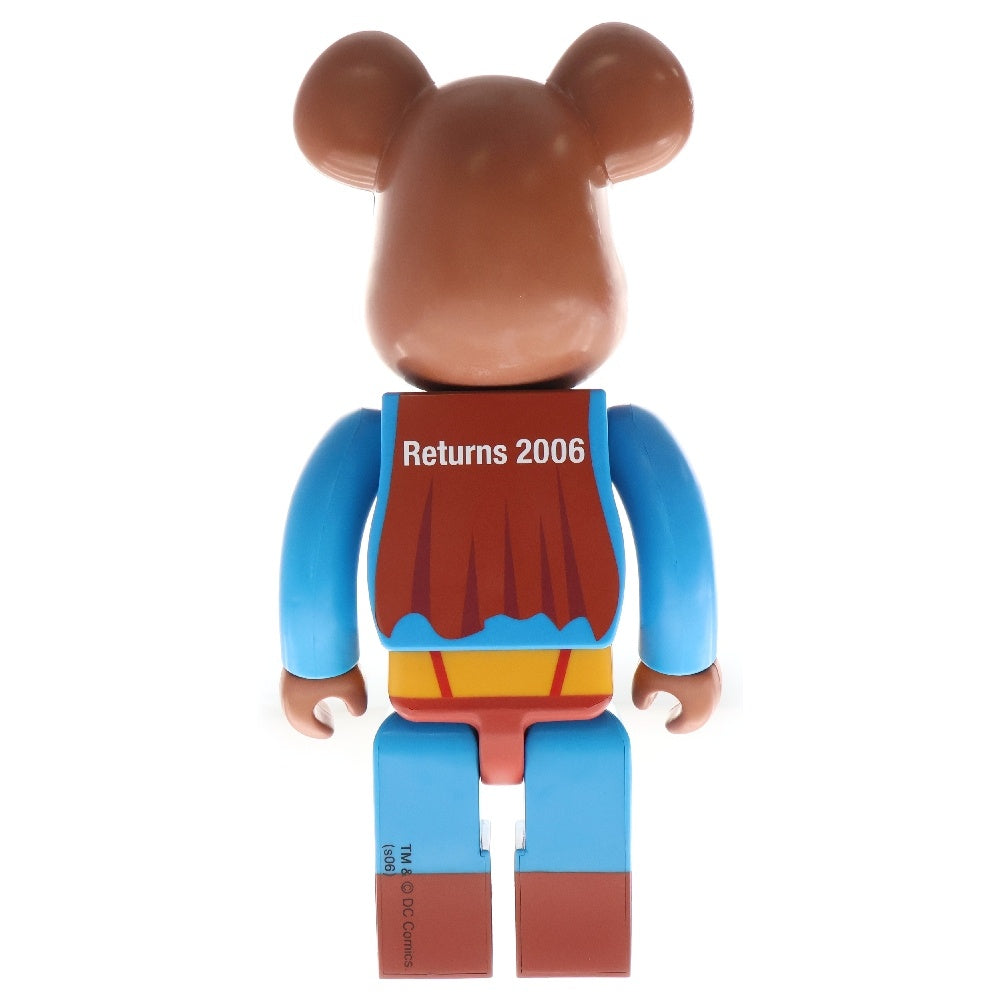 MEDICOM TOY(メディコムトイ) BE@RBRICK DC COMICS SUPERMAN RETURNS 400% '06 ベアブリック DCコミックス スーパーマン リターンズ フィギュア 人形 ブルー
