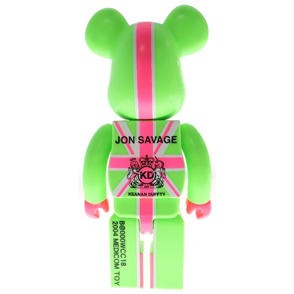MEDICOM TOY(メディコムトイ) BE@RBRICK JON SAVAGE KEANAN DEFFTY 400% ジョンサヴェージ キーナンダフティ 人形 フィギュア グリーン
