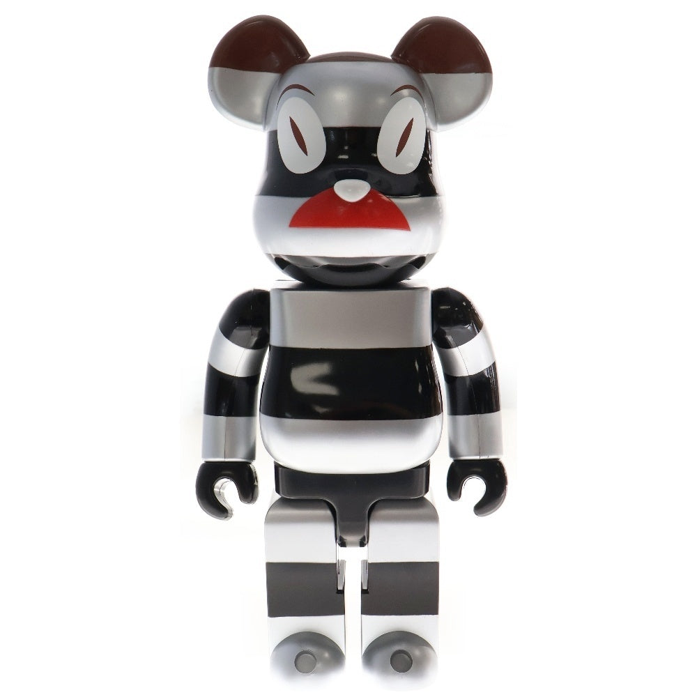 MEDICOM TOY(メディコムトイ) BE@RBRICK TIM BISKUP ALPHA BEAST CALLI 400% ベアブリック アルファビースト フィギュア 人形 シルバー/ブラック