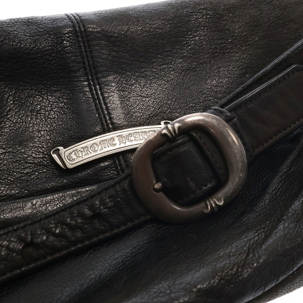 CHROME HEARTS(クロムハーツ) #1 SNAT PACK スナットパック ダガージップ ガンスリンガーベルト レザーウエストバッグ ブラック BCA378