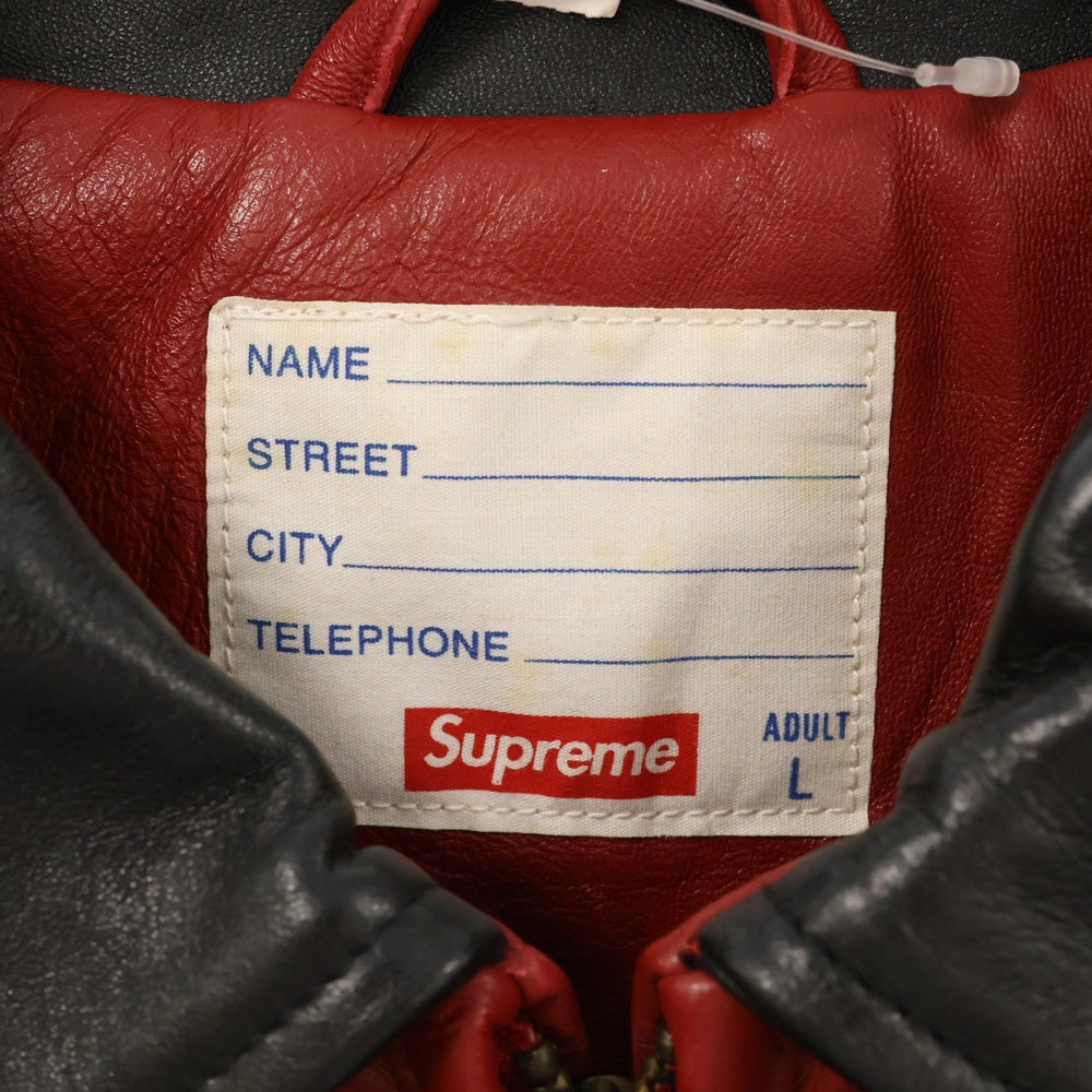 SUPREME(シュプリーム) 18SS Studded ARC Logo Leather Jacket スタッズ アーチロゴ レザージャケット ジャケット マルチカラー