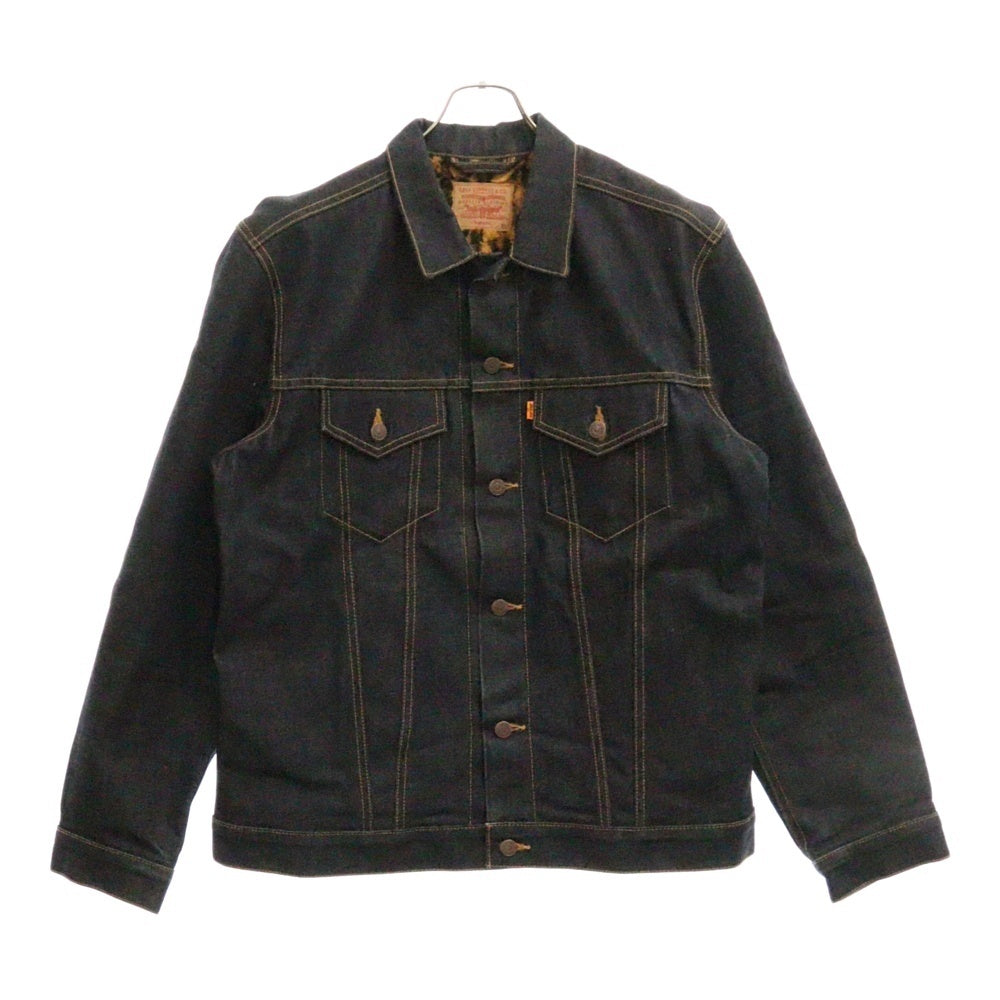 SUPREME(シュプリーム) 12AW ×Levis Leopard Denim Jacket リーバイス レオパード デニム ジャケット インディゴ