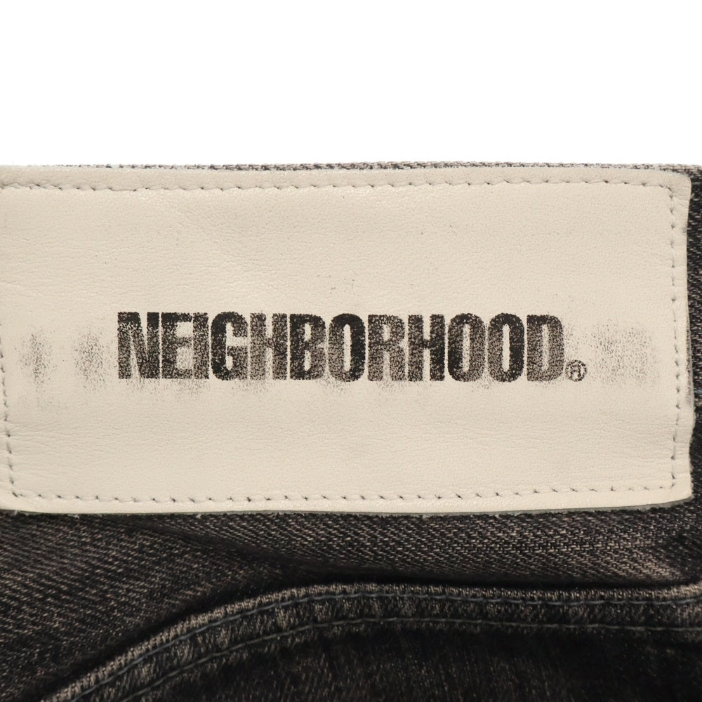 NEIGHBORHOOD(ネイバーフッド) 22AW WASHED.DPNARROW ウォッシュド ディープ ナロー デニムパンツ ブラック 222XBNH-PTM06