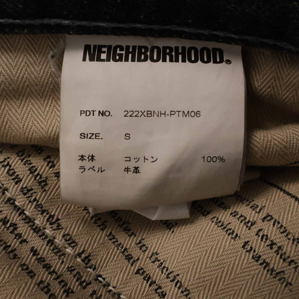 NEIGHBORHOOD(ネイバーフッド) 22AW WASHED.DPNARROW ウォッシュド ディープ ナロー デニムパンツ ブラック 222XBNH-PTM06
