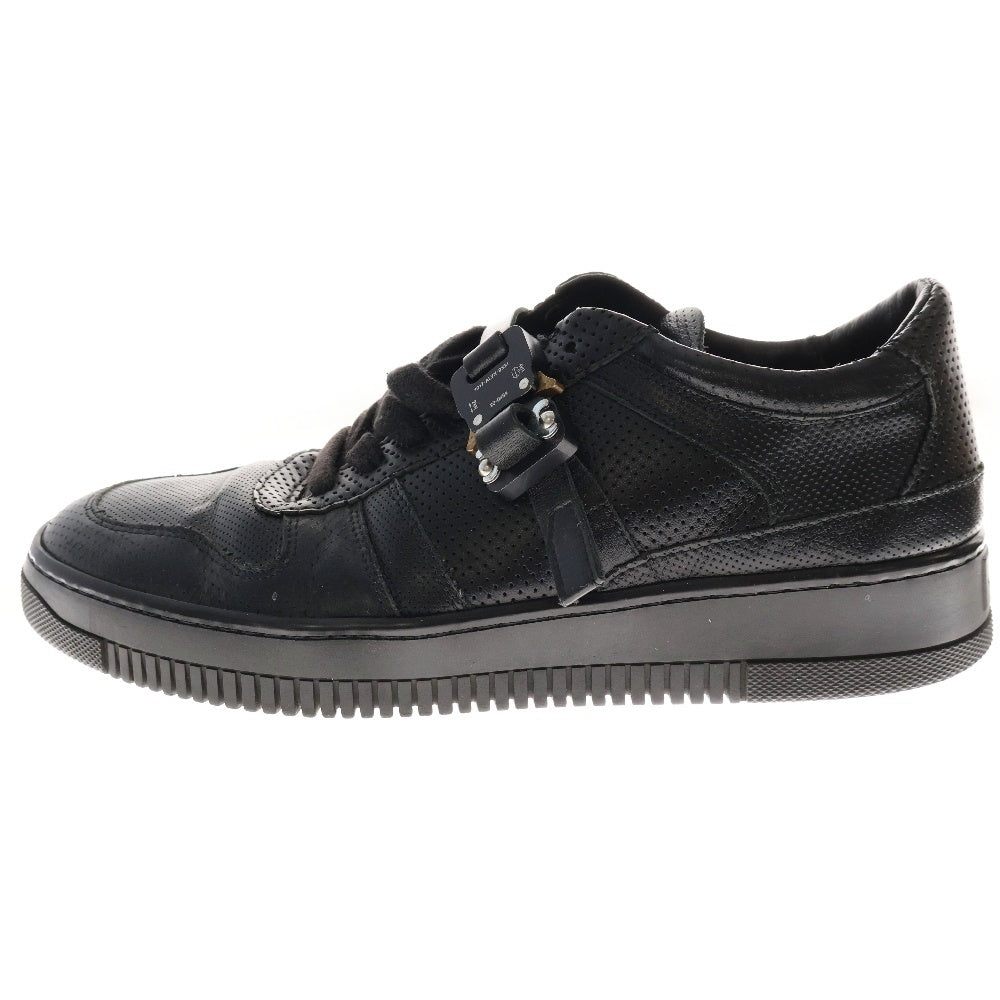 1017 ALYX 9SM(アリクス) Buckle Low Trainer バックル トレーナー レザー ローカットスニーカー ブラック