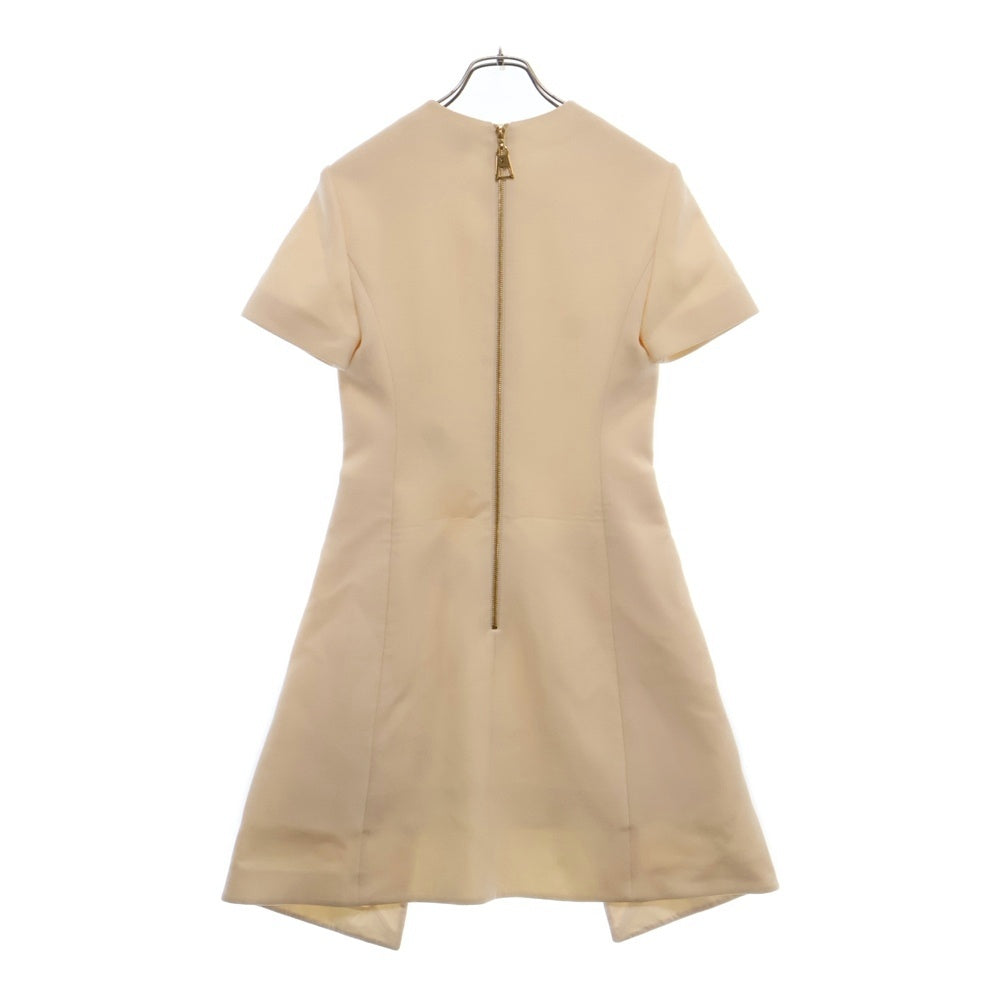 LOUIS VUITTON(ルイヴィトン) 22AW LVトロンプルイユ ラップ フロントドレス ミニワンピース アイボリー レディース RW222W UVF FNDR39