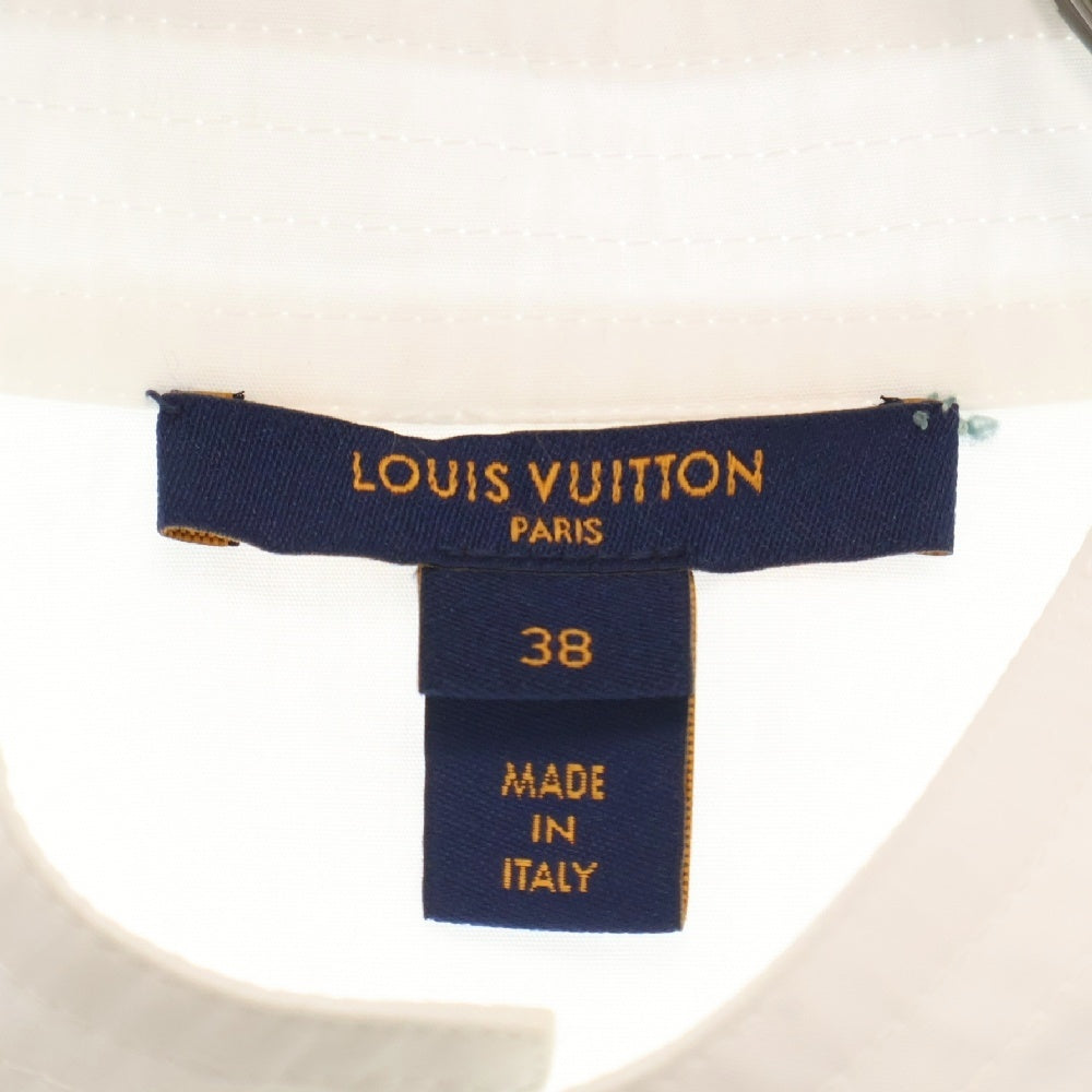 LOUIS VUITTON(ルイヴィトン) 24AW ブロデリーアングレーズ フロントジップ コットン オールインワン ホワイト レディース RW222J XKG FNPB01