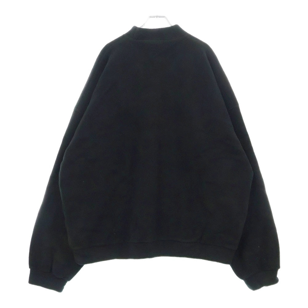 BALENCIAGA(バレンシアガ) 23AW ユニティ ロゴ モックネック フリース スウェットトレーナー ブラック 697975 TPVK5