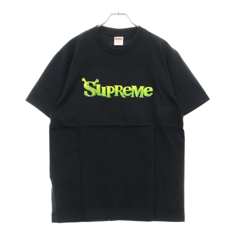SUPREME(シュプリーム) 21AW Shrek Tee シュレック ロゴプリント クルーネック 半袖Tシャツカットソー ブラック
